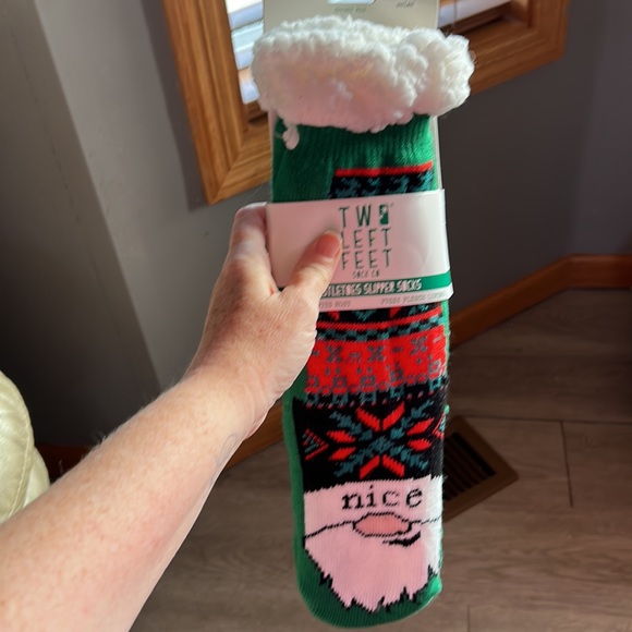 Naughty or Nice Gnome Slippers - Picture 4 of 4